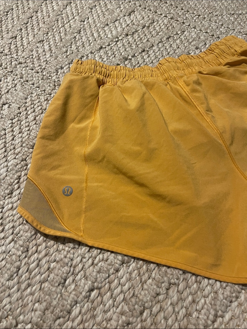 Lululemon mustard golden Yellow Athletic Shorts